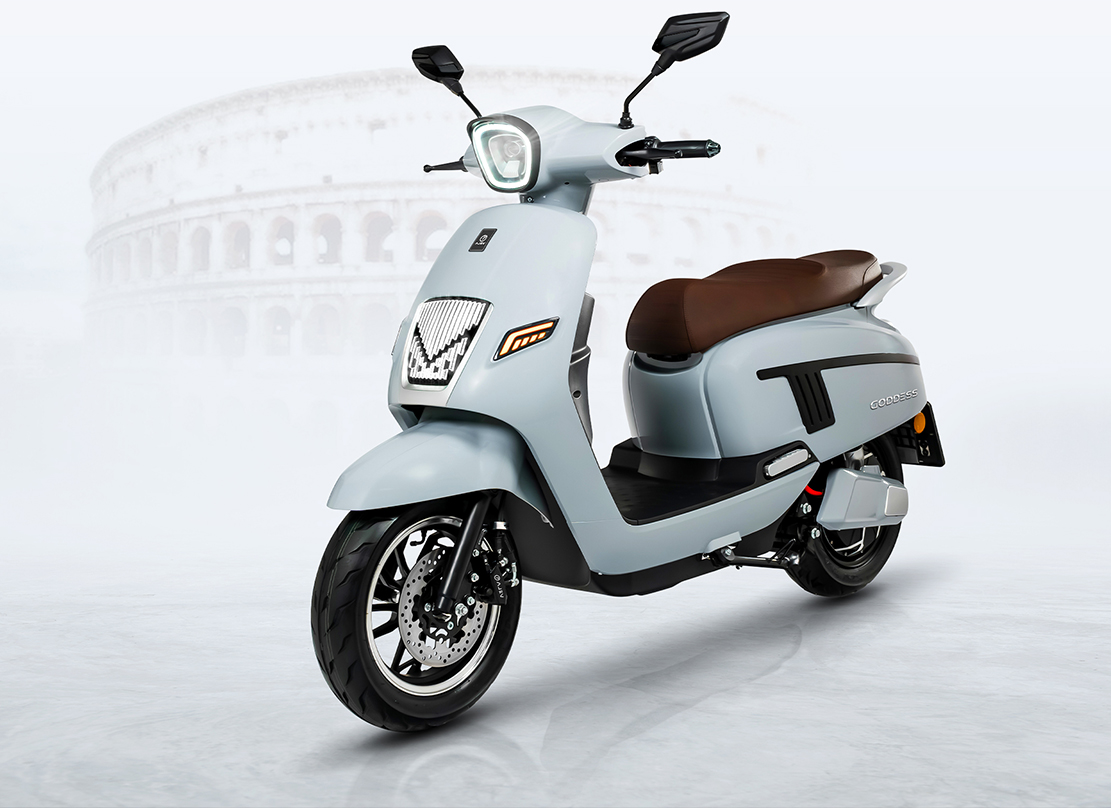 AJ EV Goddess electric motorcycle