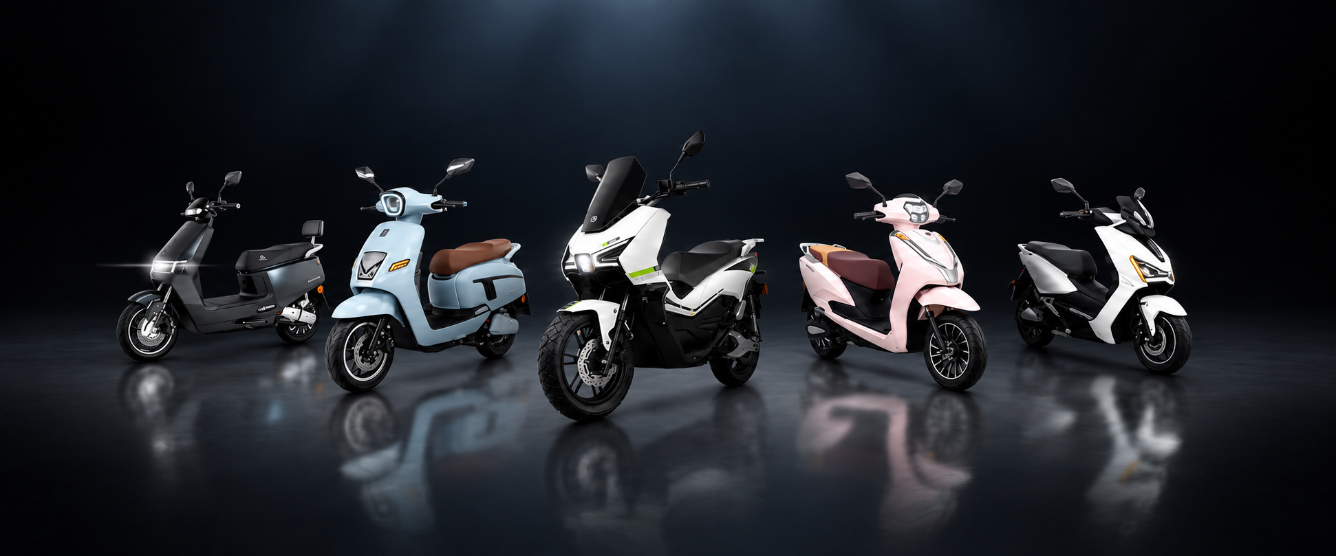 AJ EV electric motorcycle model lineup