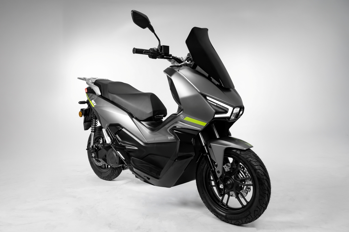 AJ EV NCV electric motorcycle 360 view